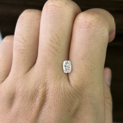 ซื้อ 0.7CT ห้องปฏิบัติการเติบโตยาวคูชั่นตัดเพชร VS1 ความชัดเจน E สี online manufacture