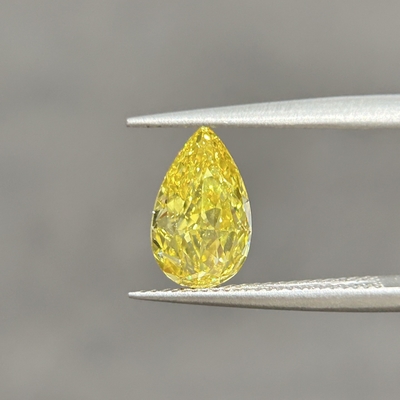 ซื้อ 1.7ct ห้องปฏิบัติการเพชรเพชรเพชรตัด CVD Fancy สีเหลืองสดใส VS1 2EX N IGI online manufacture