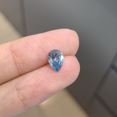 ซื้อ 1.03ct ทองเหลืองที่เจริญเติบโตในห้องปฏิบัติการ CVD Pear Cut Fancy Intense Blue VS2 2EX N IGI online manufacture