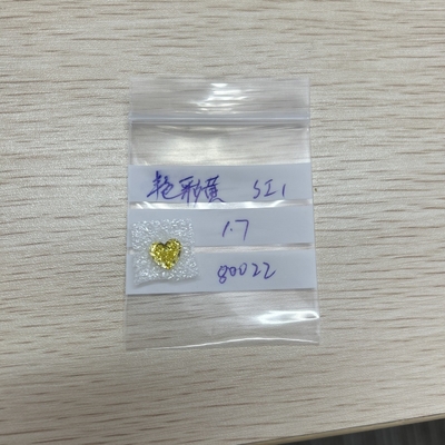 ซื้อ 1.7CT แฟนซีเหลือง SI1 HPHT คนทําแคนารีเพชรหัวใจตัด online manufacture