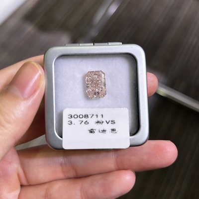 ซื้อ CVD 3.76ct เพชรสีชมพูสังเคราะห์ สร้างในห้องปฏิบัติการ เพชรตัดรังสี online manufacture