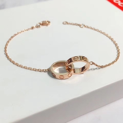 ซื้อ สร้อยข้อมือรักเพชรธรรมชาติ 18k สร้อยข้อมือทองเหลืองแท้ OEM ODM online manufacture