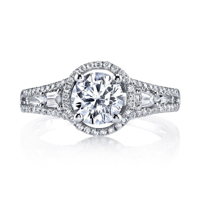 ซื้อ 18K 14K 10K 9K แพลตินาม ฮาโลแล็บ สร้างแหวนหมั้นเพชร 1 ถึง 3 คารา online manufacture