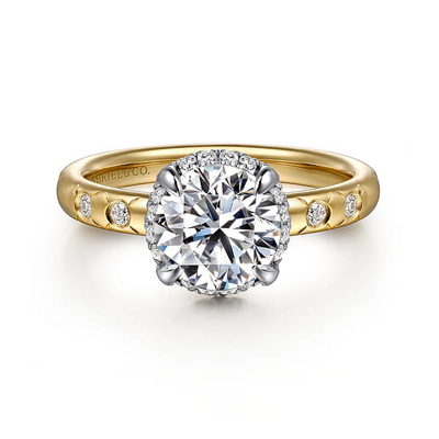 ซื้อ 18K 14K 10K เนื้อทองเหลืองแท้ สร้างห้องปฏิบัติการที่กําหนดเอง แหวนหมั้นเพชร online manufacture