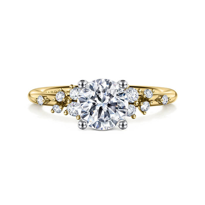 ซื้อ 18K 14K 10K เนื้อทองคําแท้ เครื่องประดับแบบที่กําหนดเอง VVS ความชัดเจน CVD การตัดกลม Eternity Ring Lab Diamond online manufacture