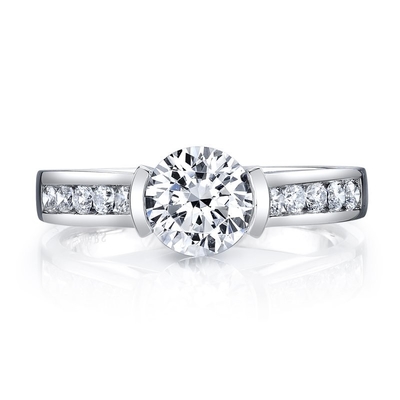 ซื้อ Lab Diamond Wedding Band VVS Clarity HPHT รอบตัด Lab พวงแหวนเพชรที่เติบโต online manufacture