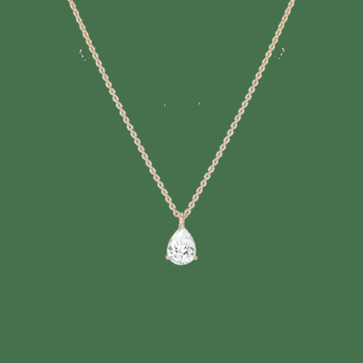 ซื้อ 18K 14K 10K เนื้อทองเหลืองแท้ ความใส CVD Pear Cut Bezel หัวหอกเพชรที่เติบโตในห้องปฏิบัติการ online manufacture