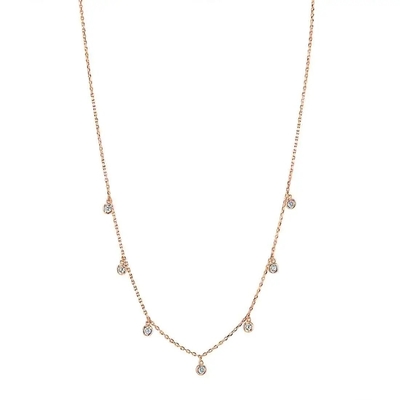ซื้อ CVD กลมตัด Bezel ห้องปฏิบัติการเติบโตเพชรคอ 18K 14K 10K ทองแข็ง ความใส online manufacture