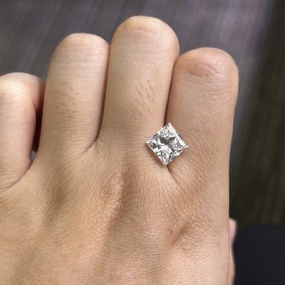 3.32CT F VS1 EX VG CVD Princess Lab เพชร IGI รับรอง LG628422058