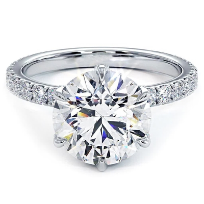 18K 14K 10K เนื้อทองคําแท้ เครื่องประดับที่กําหนดเอง 2 คาราต์ def vvs cvd hpht Lab Grown Diamond halo Rings For Sale